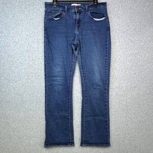 Levi's Jeans Women's 31 Blue Denim Western Y2K Curvy Bootcut Stretch 32x30.5